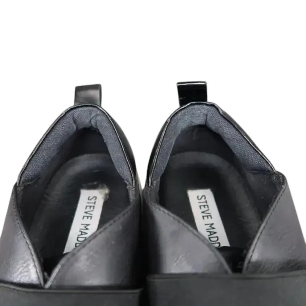Steve Madden Shoes Womens 7 Sneaker Slip On Casual Black Classic Fashion Comfort